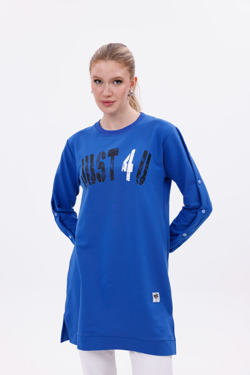 JMN Fernanda Tunic Sax Blue