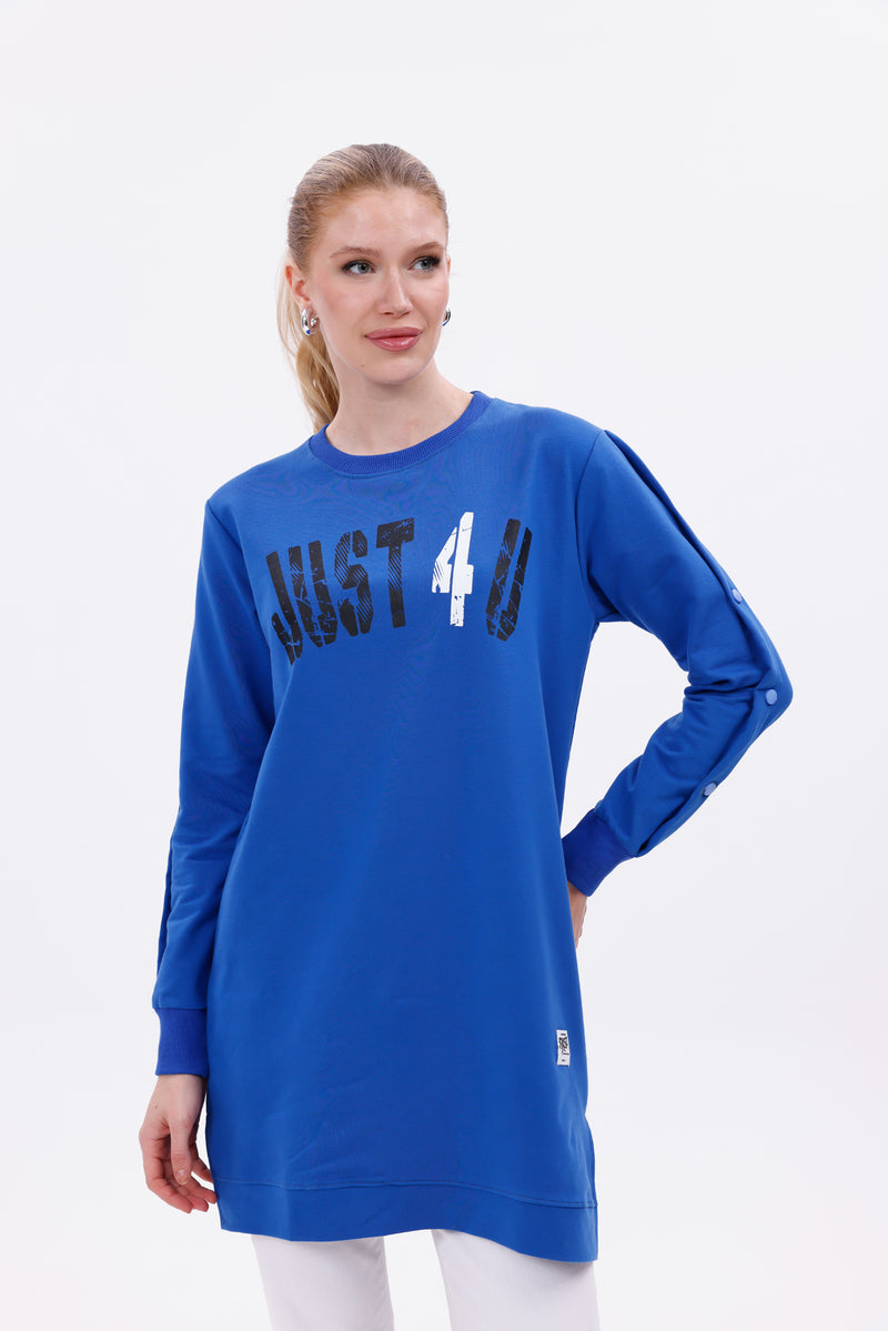 JMN Fernanda Tunic Sax Blue