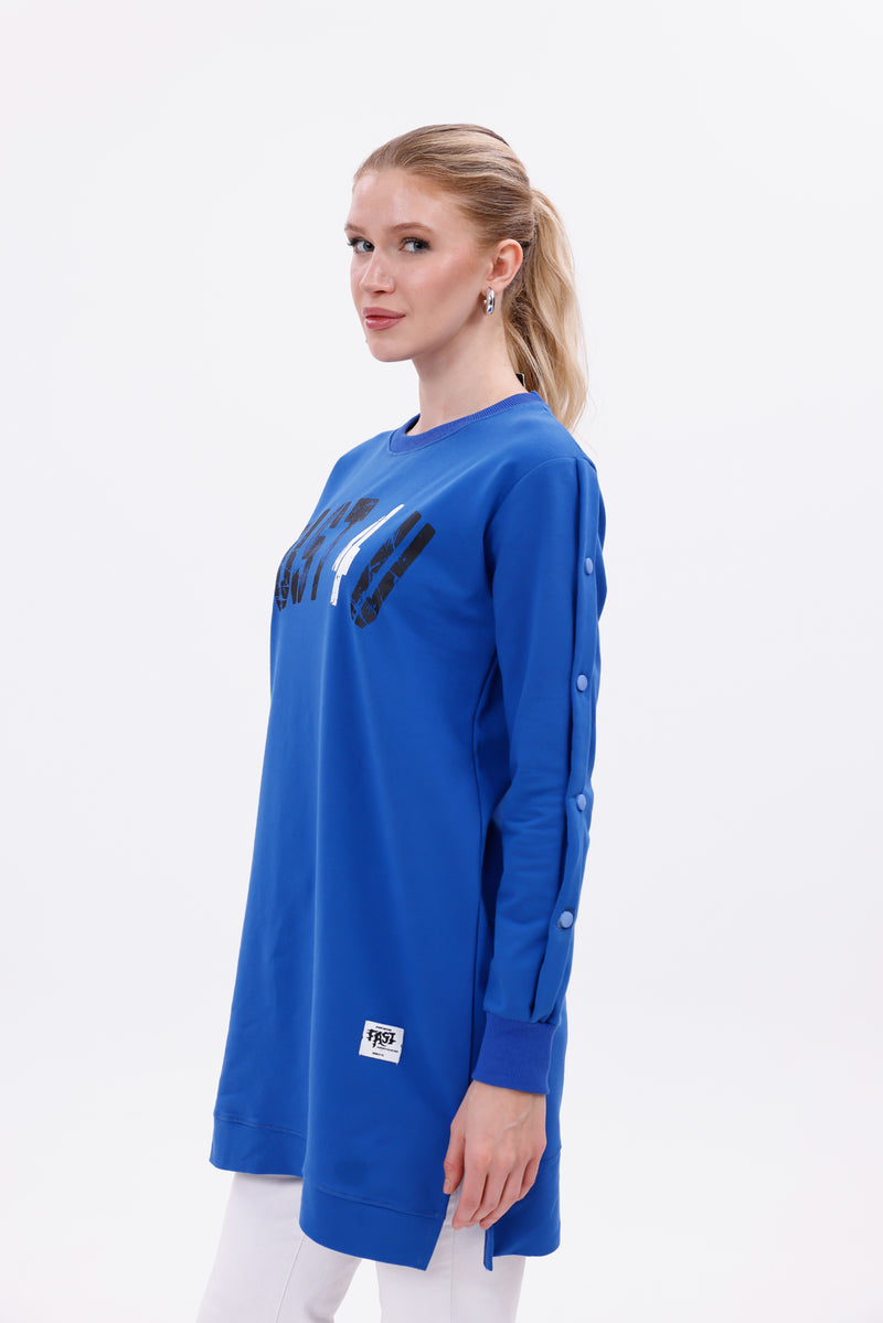 JMN Fernanda Tunic Sax Blue
