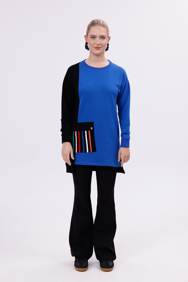 JMN Alba Tunic Sax Blue