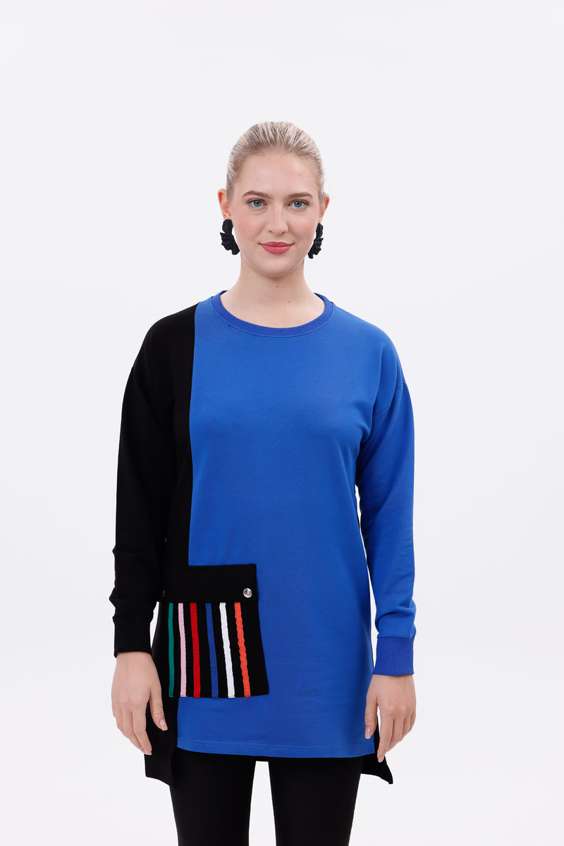 JMN Alba Tunic Sax Blue