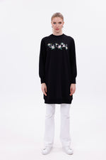 JMN Bloom Tunic Black