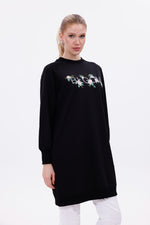 JMN Bloom Tunic Black