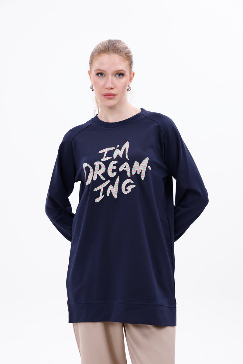 JMN Martina Tunic Navy Blue