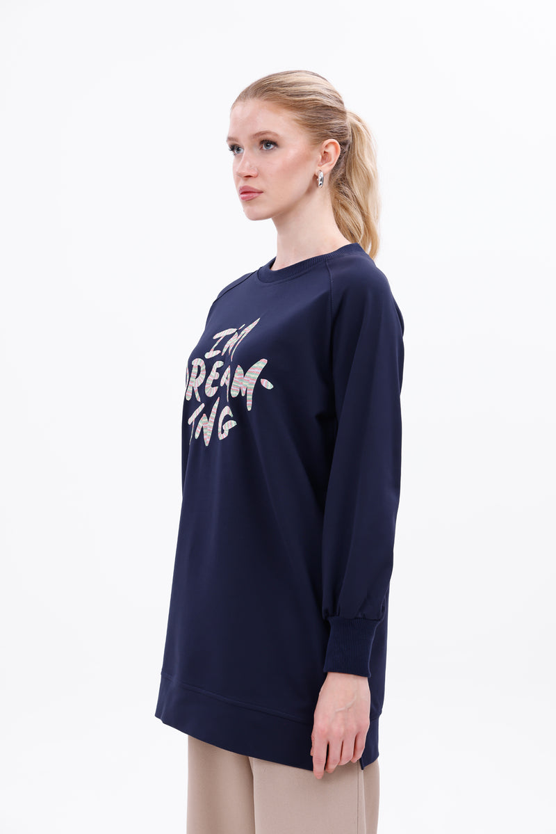 JMN Martina Tunic Navy Blue