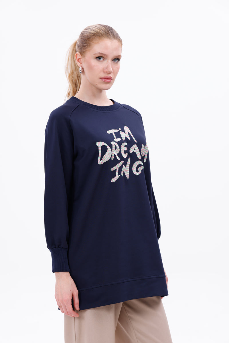 JMN Martina Tunic Navy Blue