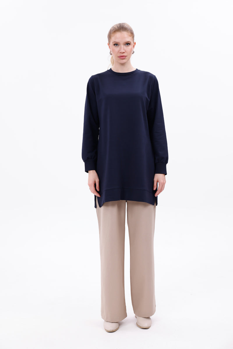 AAM Lucia Short Tunic Navy Blue