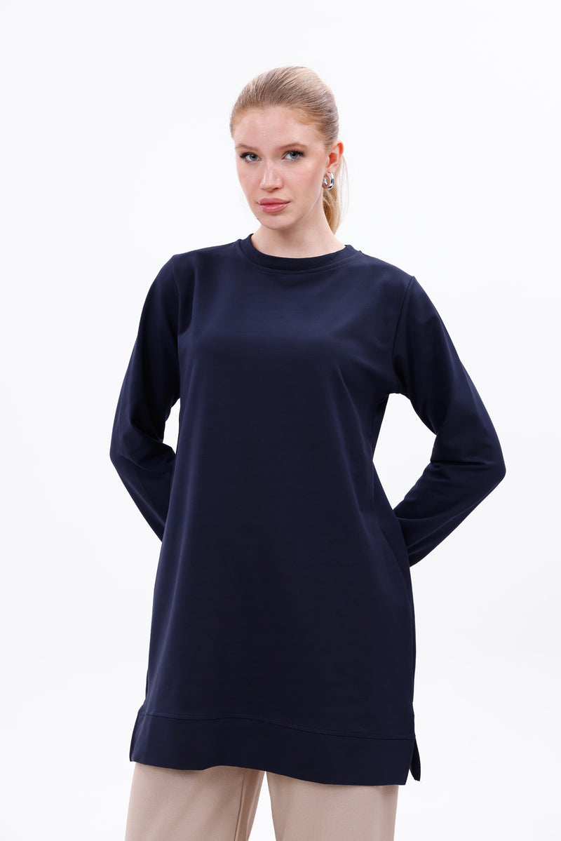 AAM Lucia Short Tunic Navy Blue