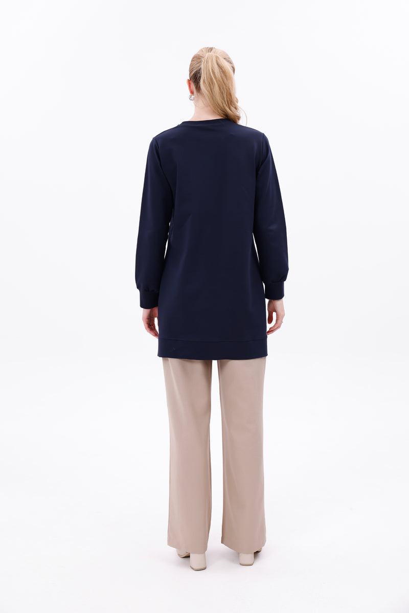 AAM Lucia Short Tunic Navy Blue