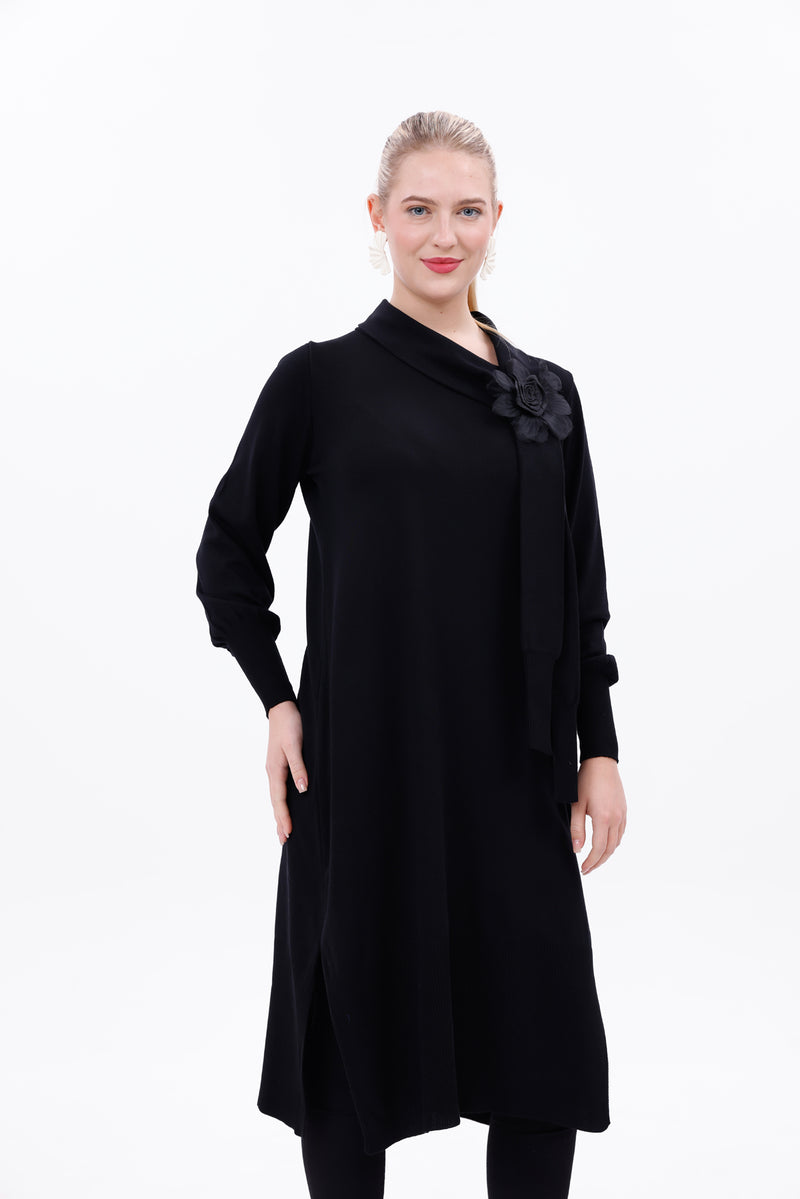 ZZ Ismihan Knitted Tunic Black