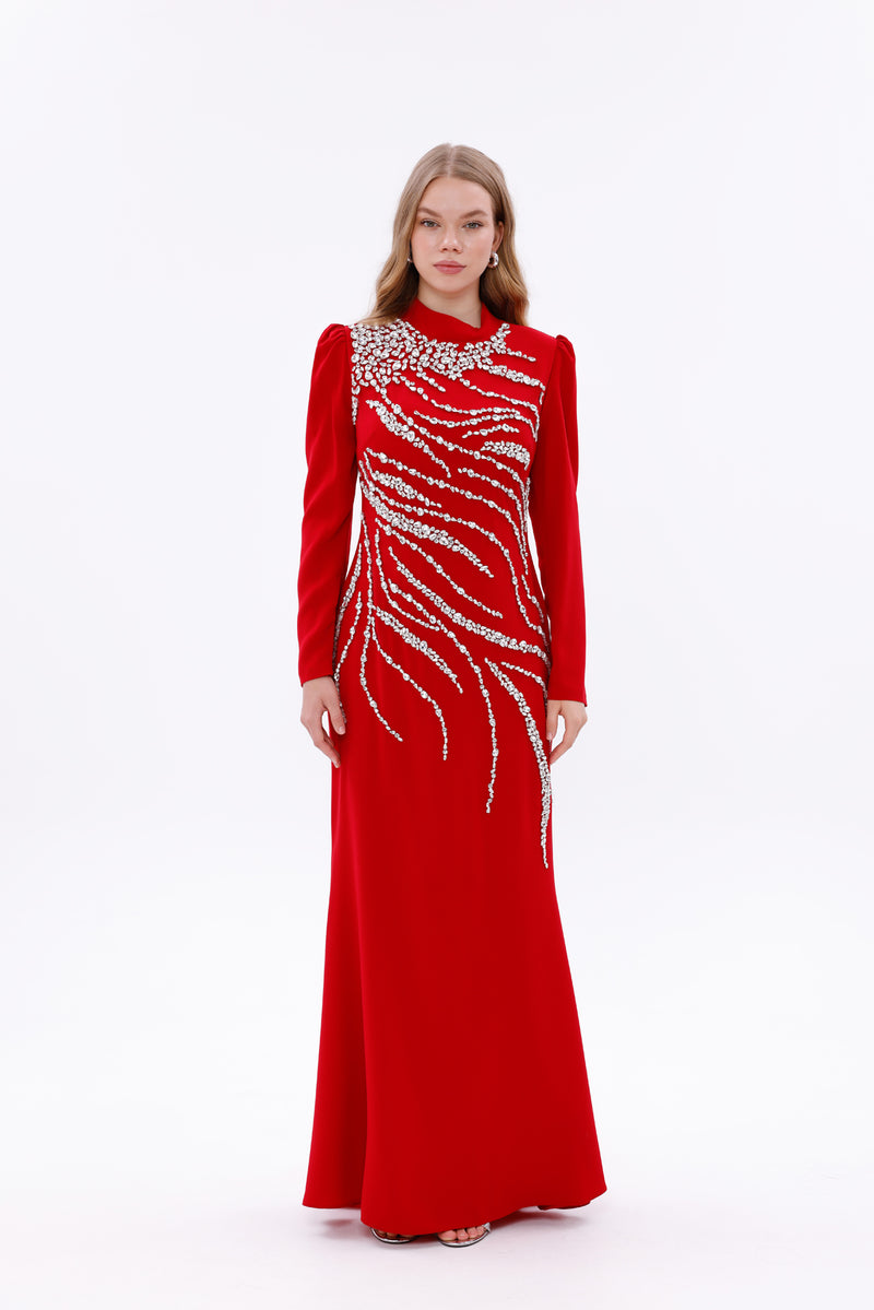 T&Y Katrin Special Occasion Dress Red