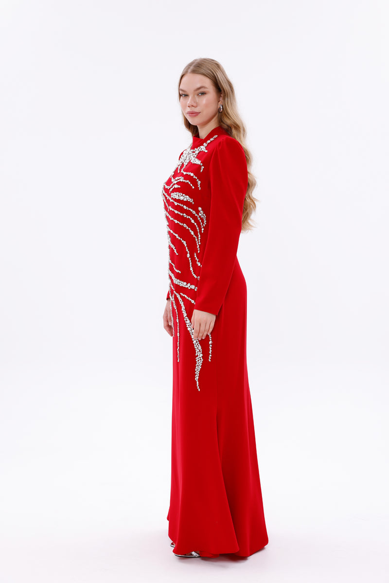 T&Y Katrin Special Occasion Dress Red