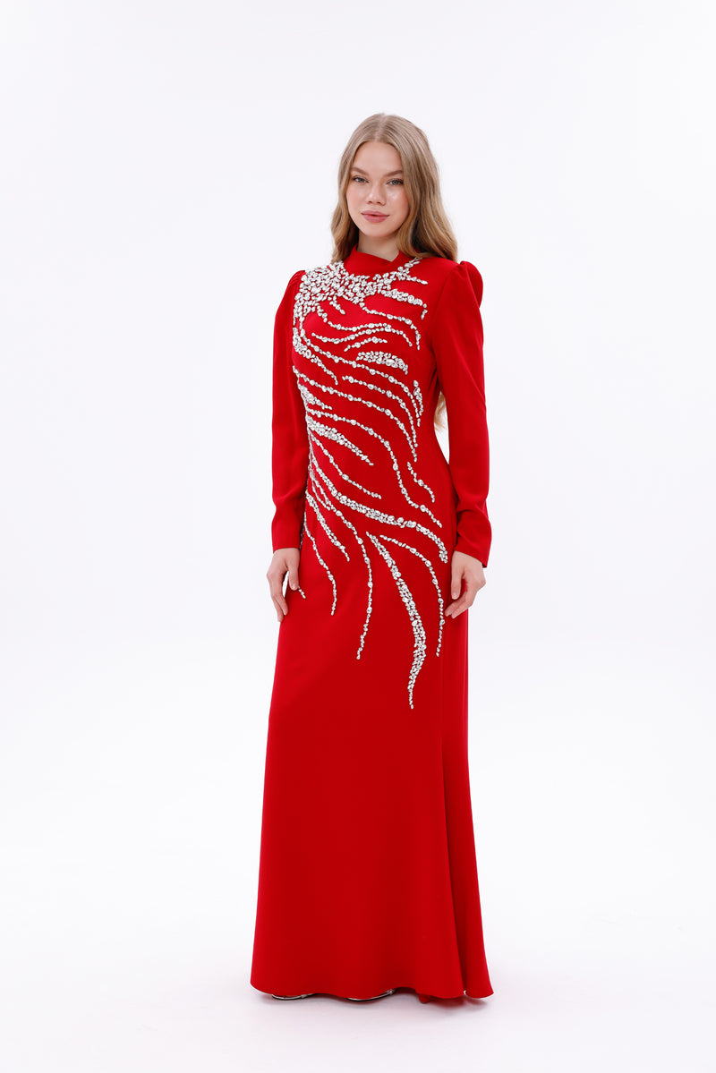 T&Y Katrin Special Occasion Dress Red