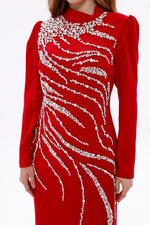 T&Y Katrin Special Occasion Dress Red