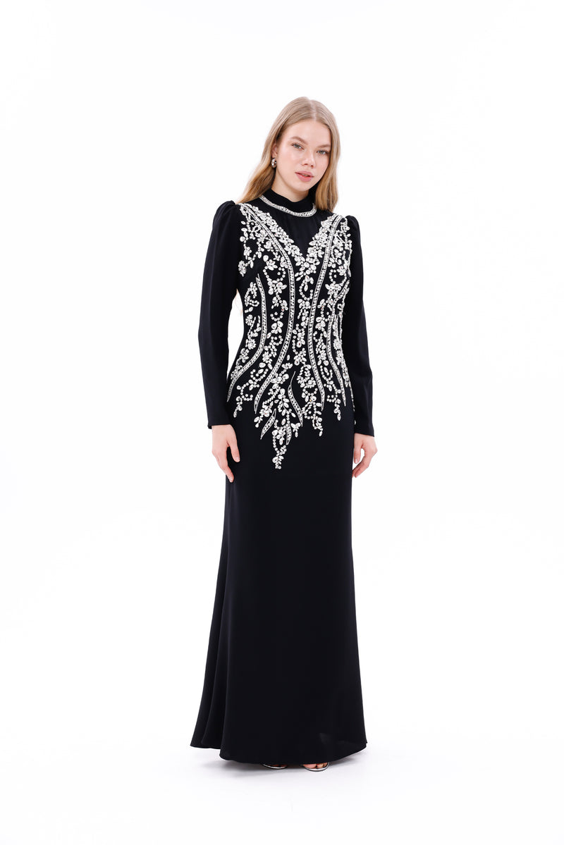 T&Y Rivery Special Occasion Dress Black