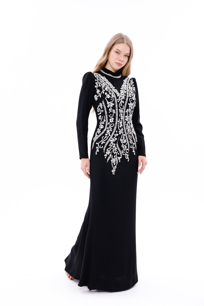 T&Y Rivery Special Occasion Dress Black