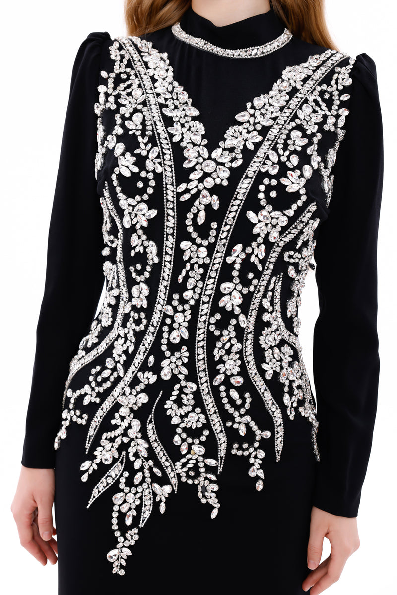 T&Y Rivery Special Occasion Dress Black