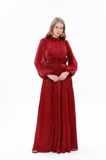 T&Y Suzi Special Occasion Dress Burgundy