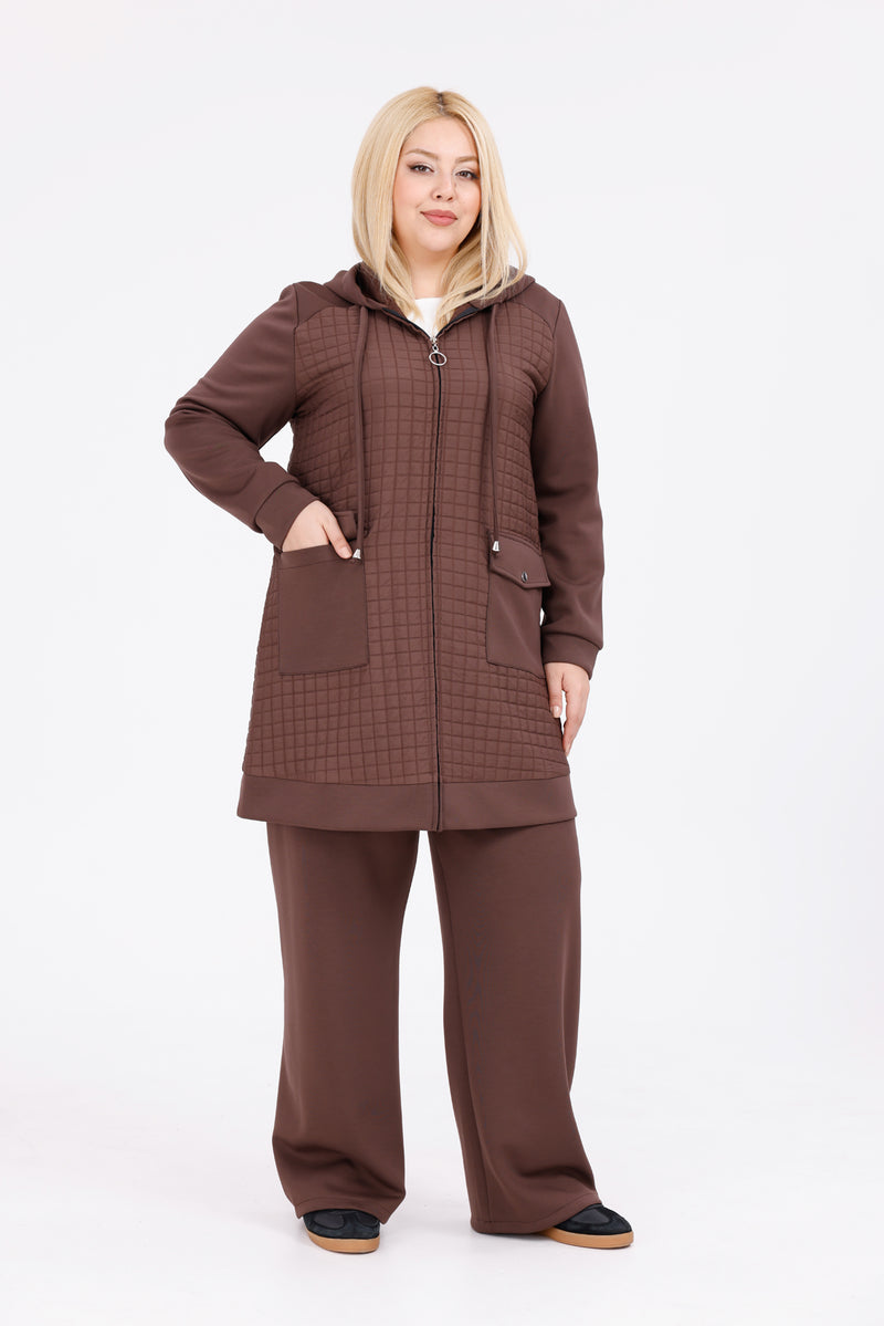 MHN Behin Cotton Tracksuit Brown