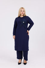 SDR Nergiz Plus Set Navy Blue
