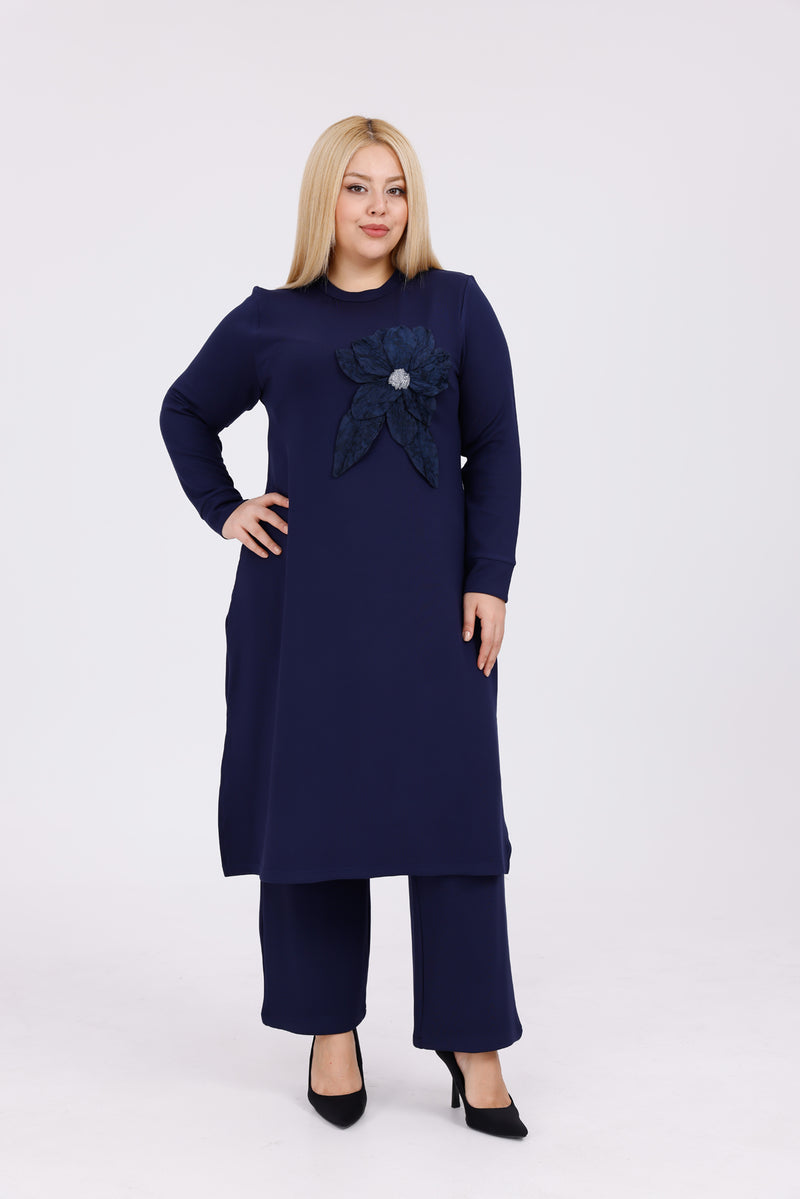 SDR Nergiz Plus Set Navy Blue