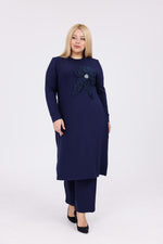 SDR Nergiz Plus Set Navy Blue