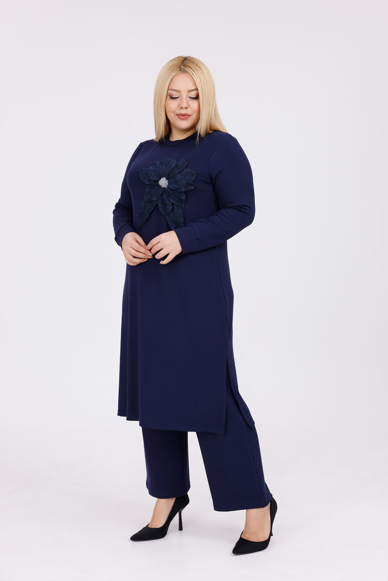 SDR Nergiz Plus Set Navy Blue