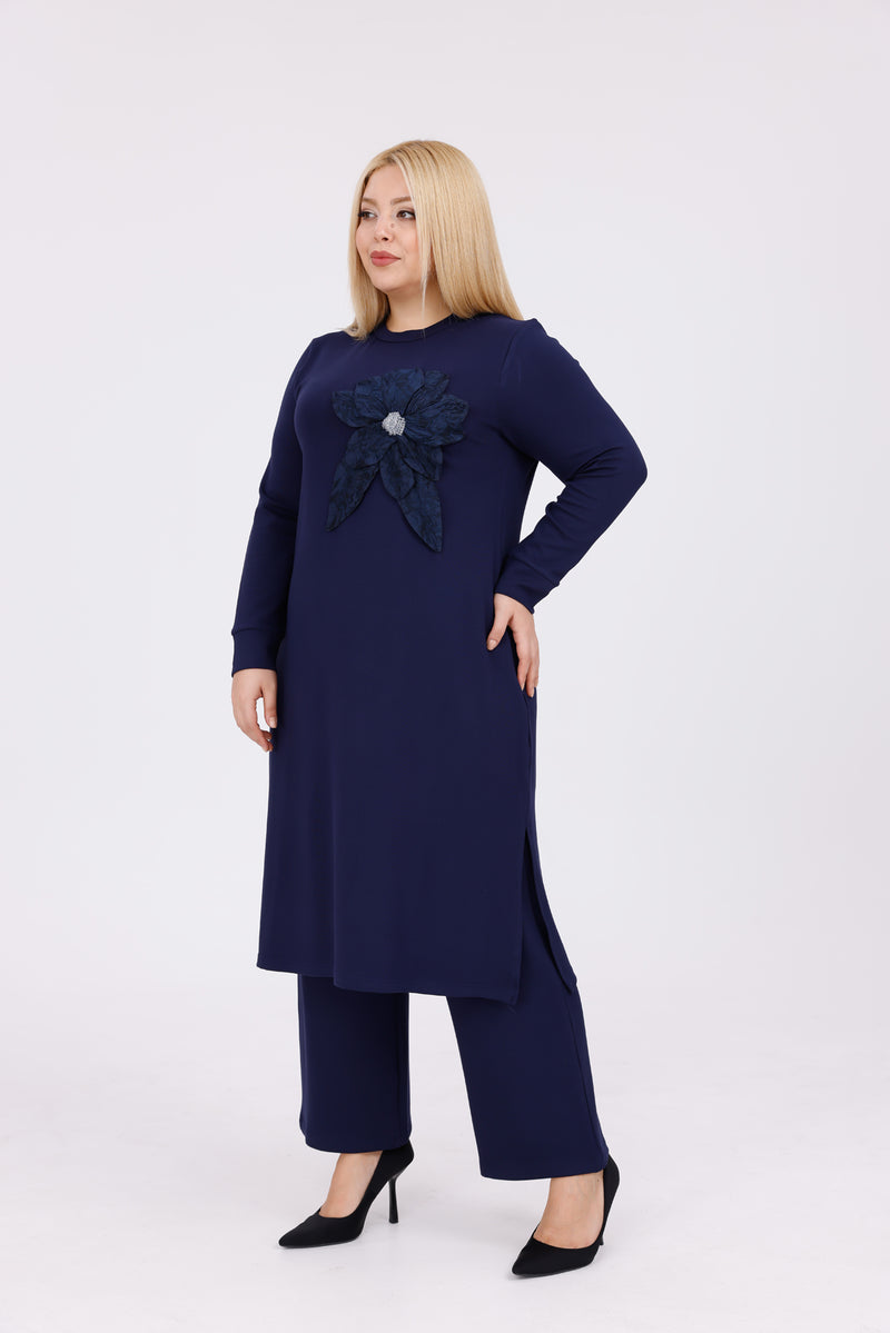 SDR Nergiz Plus Set Navy Blue