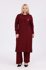 SDR Nergiz Plus Set Burgundy