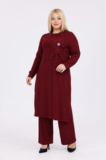 SDR Nergiz Plus Set Burgundy