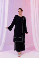 TN Melisa Chiffon Set Black