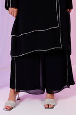 TN Melisa Chiffon Set Black