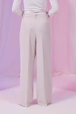 SZ Yandex Pleted Wide Pants Stone