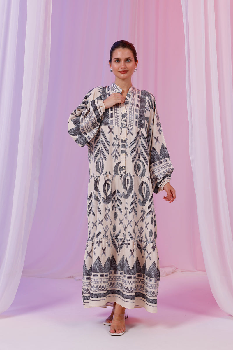 PL History Dress Ecru