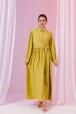 PL Senia Dress Oil Green