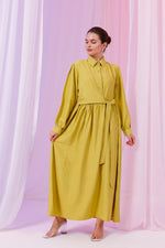 PL Senia Dress Oil Green