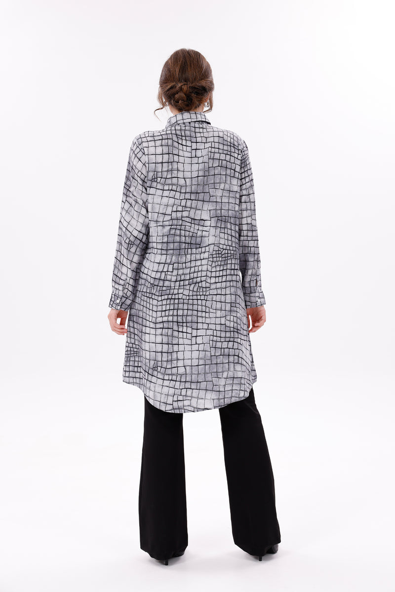PL Alligator Tunic Black