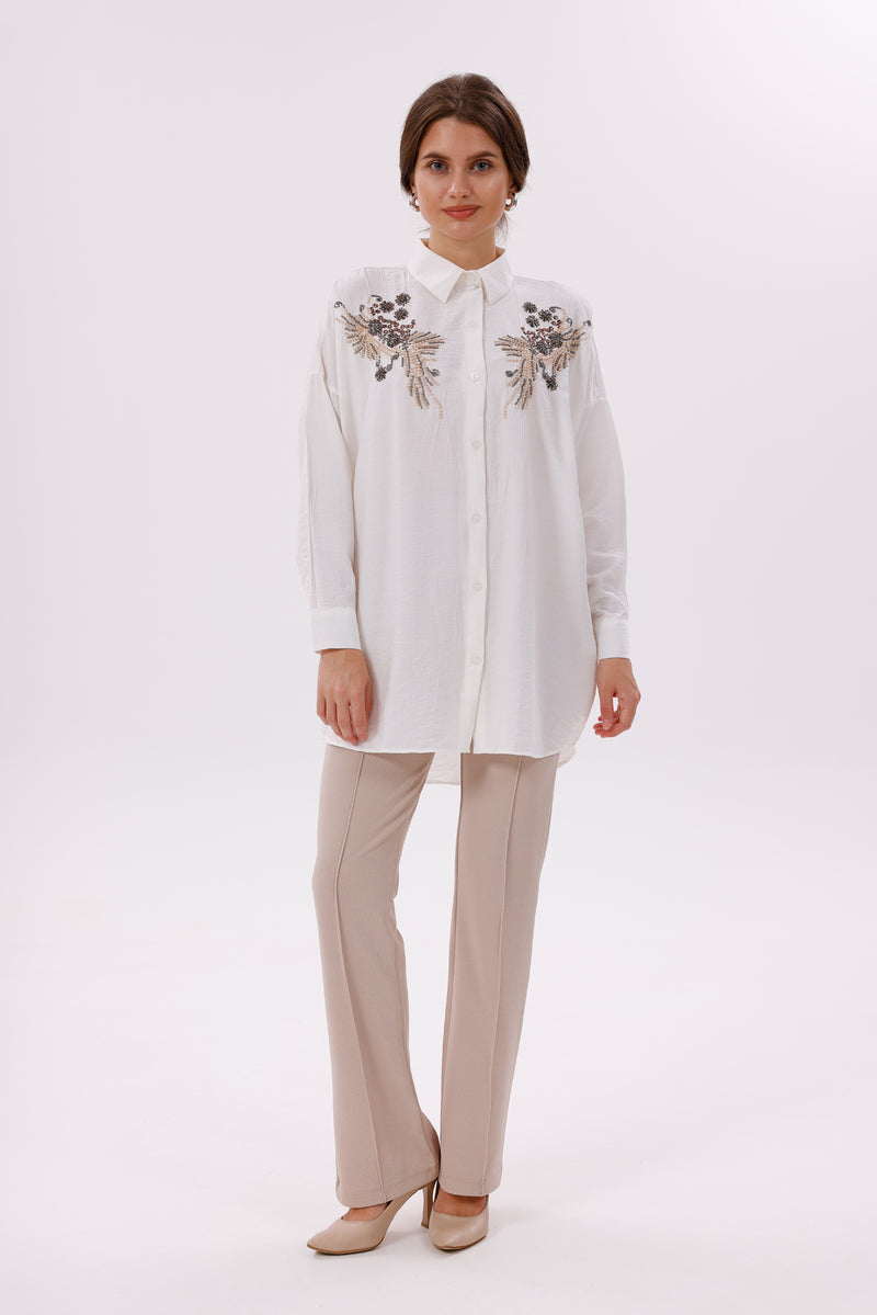 PL Nesley Shirt White