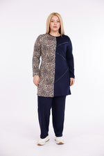 ADN Tiger Cotton Set Navy Blue