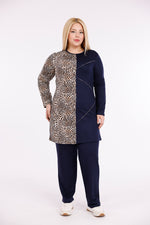ADN Tiger Cotton Set Navy Blue