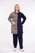 ADN Tiger Cotton Set Navy Blue