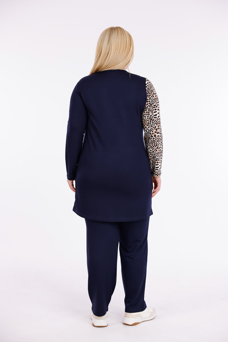 ADN Tiger Cotton Set Navy Blue