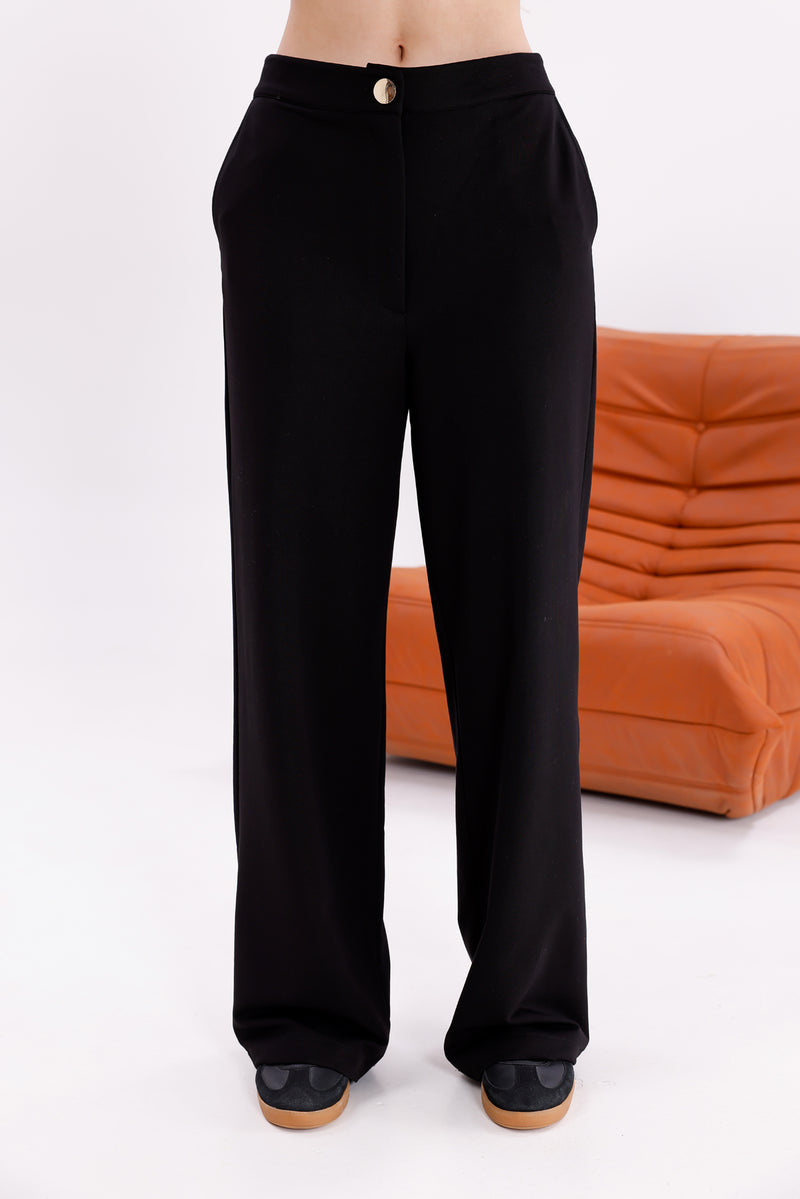FTZ Leopard Neck Set Black