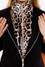 FTZ Leopard Neck Set Black