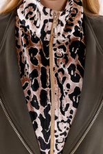 FTZ Leopard Neck Set Green
