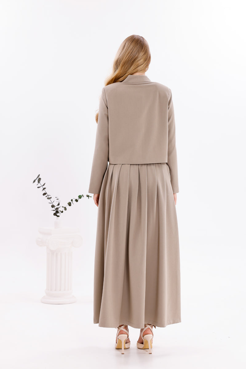 FTZ Kathy Skirt Set Mink