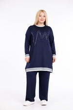 ADN Stena Cotton Set Navy Blue