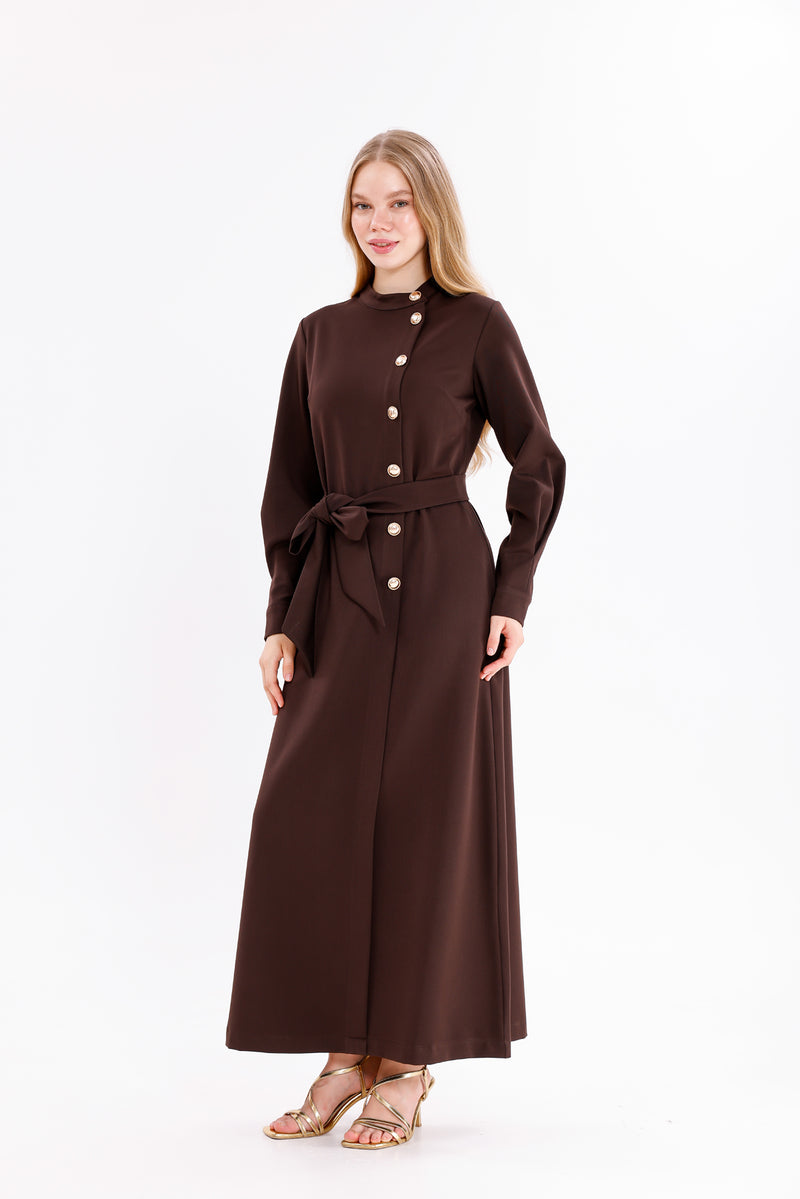 FTZ Zeus Dress Brown