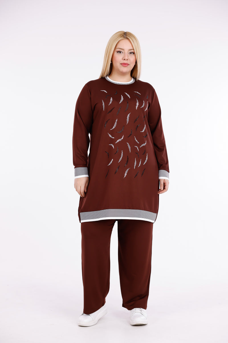 ADN Kalima Cotton Set Brown