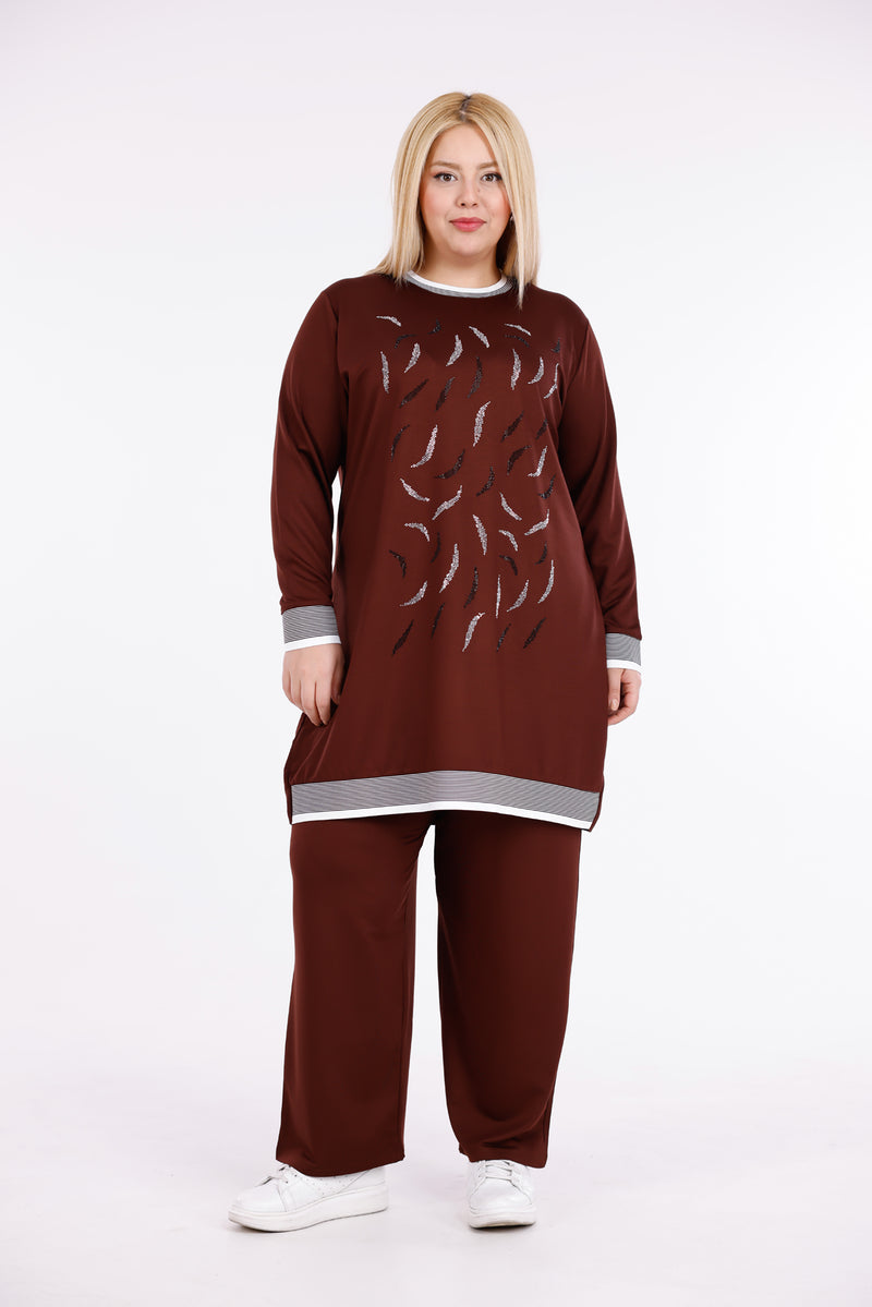 ADN Kalima Cotton Set Brown